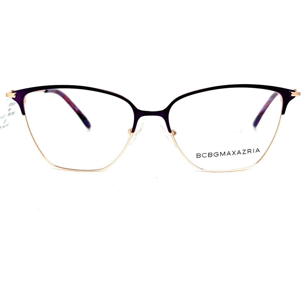 BCBGMAXAZRIA Henley Purple Rose Gold EYEGLASSES FRAME 54-15-135mm H13517